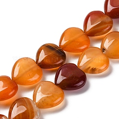 Натуральный красный агат бисер нитей&nbsp;G-I372-A03-02