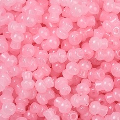 Стеклянные бусины прозрачных цветов&nbsp;SEED-R001-01N