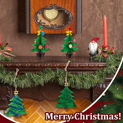 1 мешок незаконченных деревянных елок&nbsp;WOOD-GA0002-01