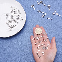 Тибетский стиль ключевые сплава подвески&nbsp;TIBEP-X0001-02-AS