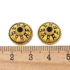 Сплавочные овальные бусины тибетского стиля &nbsp;TIBE-P003-59AG