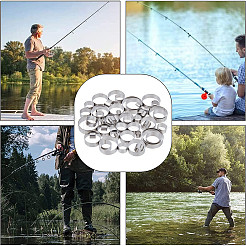 40 шт. 40 стиля 201 направляющие кольца из нержавеющей стали&nbsp;FIND-FH00006-87