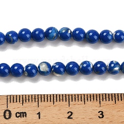 Собранные нити бусин из синтетического камня и ракушек трохус&nbsp;G-B128-08A-05