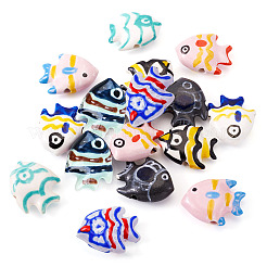 16шт 8 цвета фарфоровые бусины ручной работы&nbsp;PORC-TA0001-19