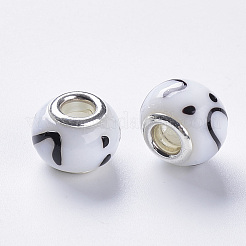 Бусины лэмпворк европейского стиля &nbsp;LAMP-S193-008B