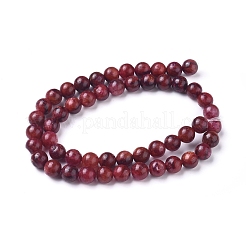 Натуральные нитки из бисера тулита&nbsp;G-D0006-C16-8mm