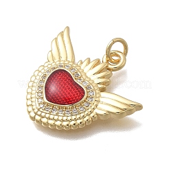 Латунные микро проложить кубического циркония подвески&nbsp;KK-D431-034E-G