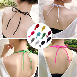 10 пара двухцветных нейлоновых нескользящих бретелей для бюстгальтера&nbsp;FIND-CY0001-29