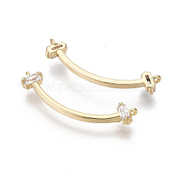 Соединители из латуни с микрочастицами и кубическим цирконием&nbsp;X-KK-S356-103-NF