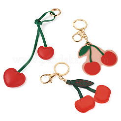 3 шт. 3 стиля брелоков из искусственной кожи&nbsp;KEYC-TA0001-43