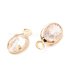 Латунь подвески циркония кубической&nbsp;ZIRC-K087-08KCG