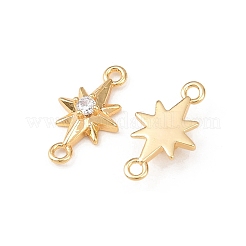 Латунные подвески из прозрачного кубического циркония&nbsp;KK-H524-14G