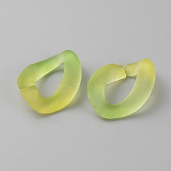 Соединительные кольца из смолы градиентного цвета&nbsp;CRES-WH0006-18B