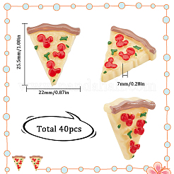 40шт. декодированные кабошоны из смолы&nbsp;CRES-SC0002-88