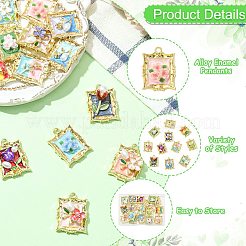 18шт 18 стиля подвески из сплава с эмалью&nbsp;FIND-CJ0008-86