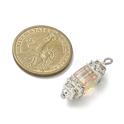 3 шт. подвески из стекла и латуни&nbsp;PALLOY-JF04395