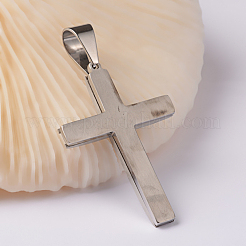 Большие подвески-кресты из нержавеющей стали 304 STAS-I043-04