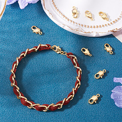 8 шт. латунные застежки-лобстеры&nbsp;KK-TA0002-67