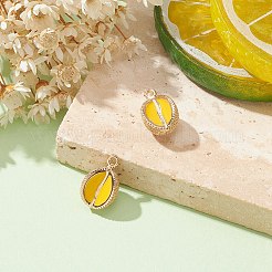 2шт латунные эмалированные подвески&nbsp;KK-YW0001-77