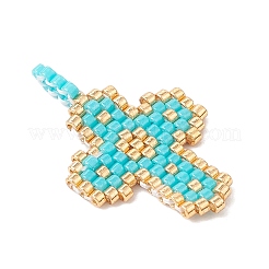 2 шт. подвески из стеклянного бисера 2 стилей&nbsp;PALLOY-MZ00883-01