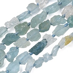 Природные Аквамарин бисер нитей&nbsp;G-L650-B01-01
