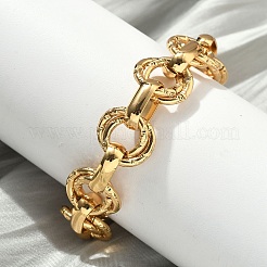 Браслеты-цепочки Rolo из нержавеющей стали 304 для женщин&nbsp;BJEW-S176-01G-C