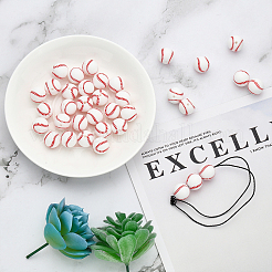 Набор для самостоятельного изготовления браслета из бисера в форме бейсбольного мяча&nbsp;DIY-CA0005-06