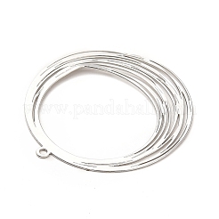 Стеллаж покрытие латунь филигрань большие подвески KKC-T001-22P