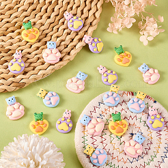 Кабошоны из непрозрачной смолы в 40 стилях&nbsp;RESI-CJ0002-25