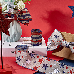 2 рулон 2-х видов тканевой ленты с тематикой Дня независимости&nbsp;OCOR-GF0004-51B