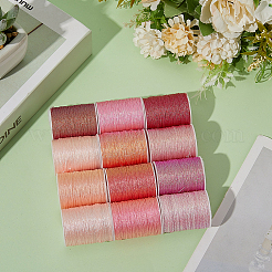 12 рулон полиэфирной швейной нитки 12 цветов.&nbsp;OCOR-CY0002-02E