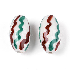 Фарфоровые бусины ручной работы&nbsp;PORC-T134-15A