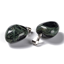 Подвески из натуральной камбабы с яшмой&nbsp;G-I311-A15