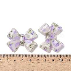 Прозрачные акриловые кабошоны с принтом&nbsp;OACR-M008-01D