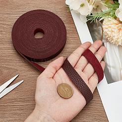 Плоский шнур из искусственной кожи&nbsp;OCOR-WH0086-69A-02