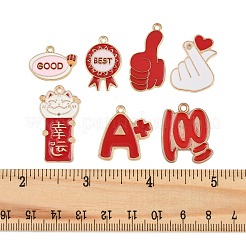 7шт 7 стиля подвески из сплава с эмалью&nbsp;ENAM-FP0003-14