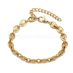 Браслеты-цепочки из нержавеющей стали 304 для женщин&nbsp;BJEW-Z143-25G