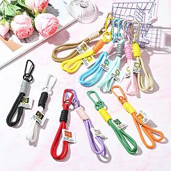 12 шт. 12 цвета зонт шнур нейлоновая веревка подвеска украшения карабин&nbsp;KEYC-CJ0001-18