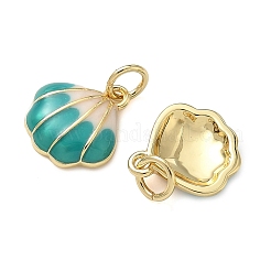 Латунь эмаль подвески&nbsp;KK-P326-13A-G