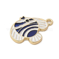 Подвески из сплава с эмалью на тему океана&nbsp;ENAM-A009-02G-09