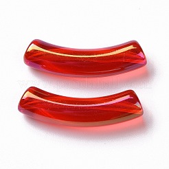 УФ-покрытие прозрачные радужные переливающиеся акриловые бусины&nbsp;X-OACR-A016-01J