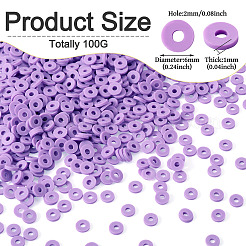 100 г бусины из полимерной глины ручной работы&nbsp;CLAY-TA0001-77E