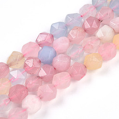 Окрашенные природные белый нефрит бисер пряди&nbsp;G-T139-8mm-46W