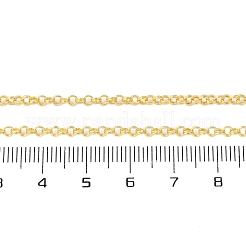 Латунные цепочки с двойным звеном для женщин&nbsp;NJEW-D302-37G