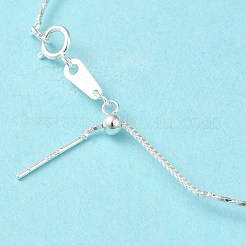 925 витой браслет из стерлингового серебра&nbsp;LS-BJEW-G680-01S