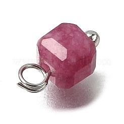 Подвески из натурального цветного турмалина с огранкой в форме куба&nbsp;PALLOY-JF04367-02