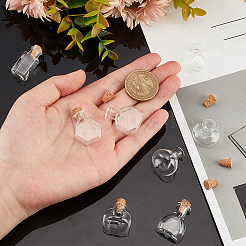 8 шт. 8 миниатюрных стеклянных флакона&nbsp;GLAA-PH0002-57