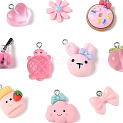 10шт. 10 набора подвесок из смолы&nbsp;RESI-FS0002-23