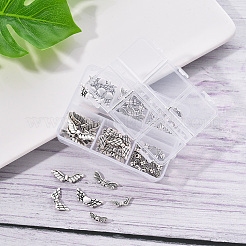 6 стиль бусинок из сплава в тибетском стиле&nbsp;TIBEB-YW0001-03AS