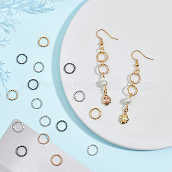 630 шт. 5-х цветные железные витые соединительные кольца&nbsp;IFIN-CA0001-47